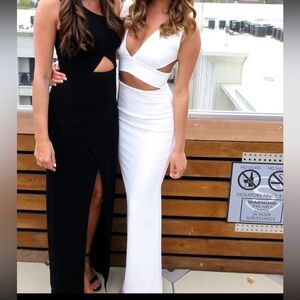 Solace london white Cutout Dresses